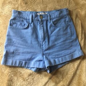 American apparel high waisted shorts